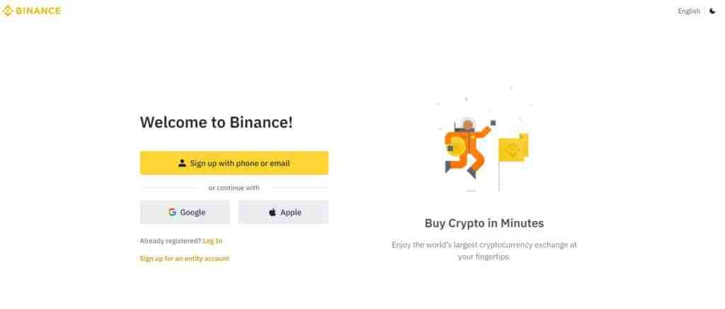 how to buy bitcoin on binance