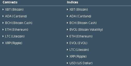 BitMEX Crypto Asset Coverage