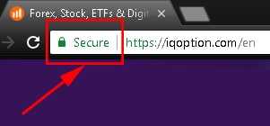 SSL Encryption IQ Option