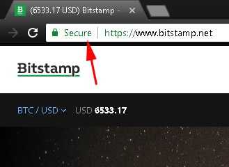 SSL Encryption Bitstamp