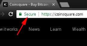 SSL Secure Coinsquare