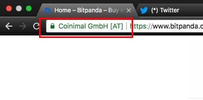 SSL Protection on BitPanda