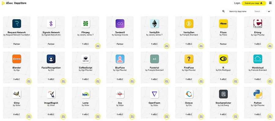 iExec dApp Store