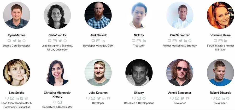 Particl Team Members