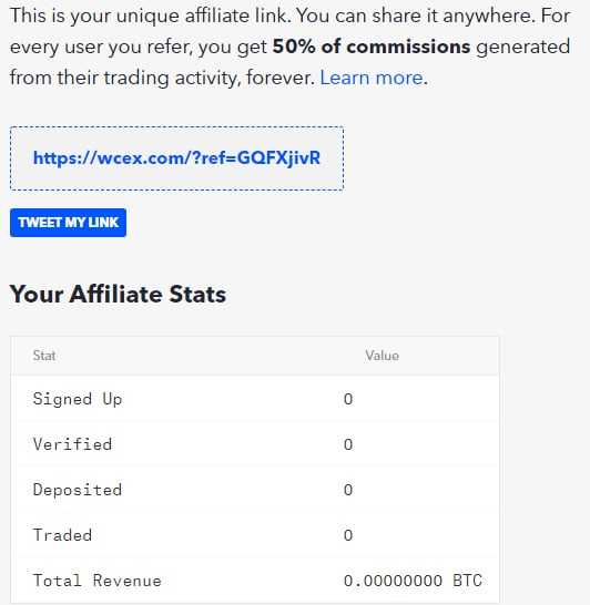 WCX Referral Link