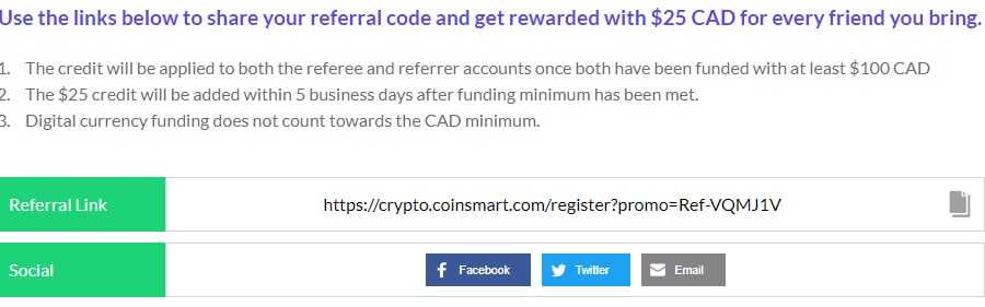 Coinsmart Referral Link