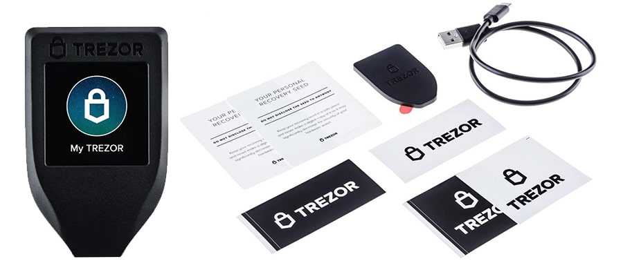 Trezor Model T Cardano ADA