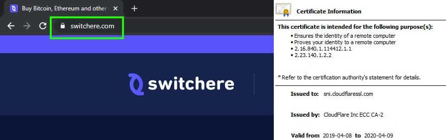 Switchere SSL