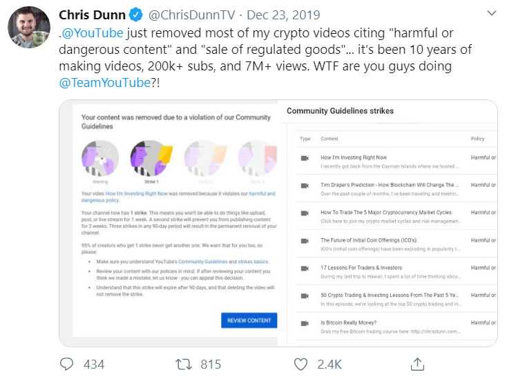 Chris Dunn Twitter