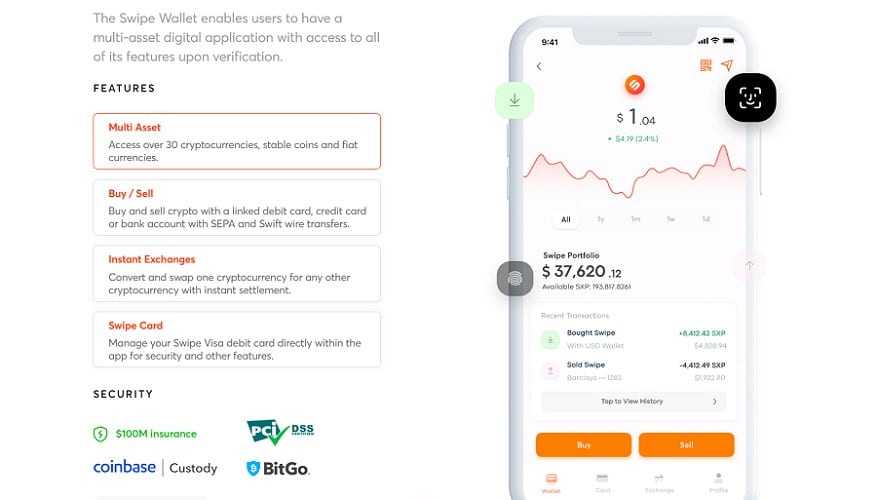 Swipe Crypto Wallet