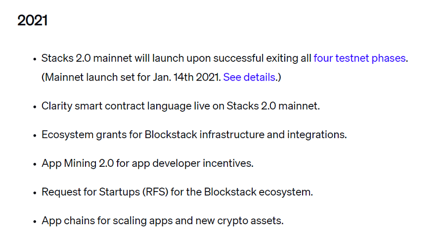 Blockstack Roadmap 2021