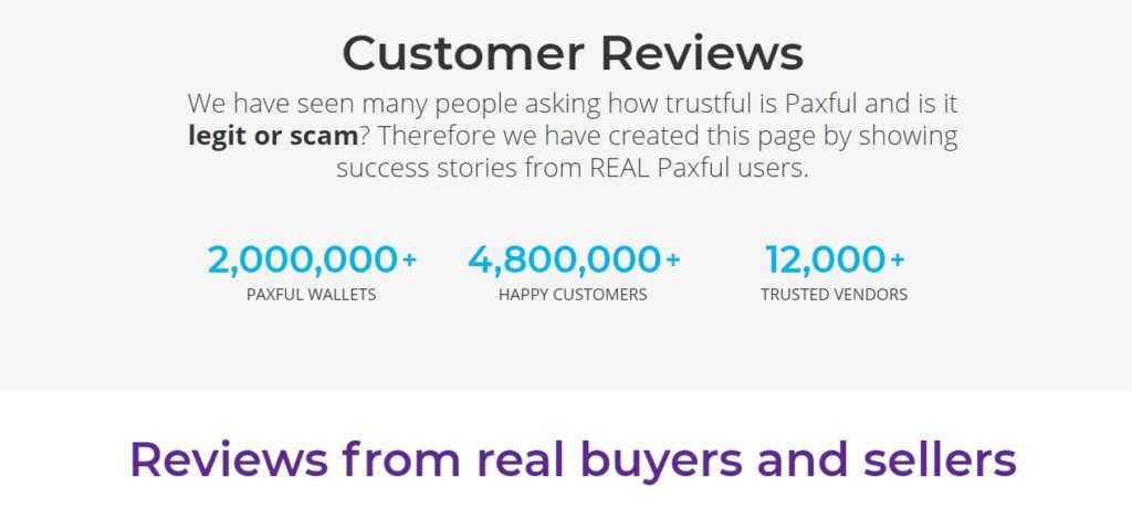 Paxful Reviews