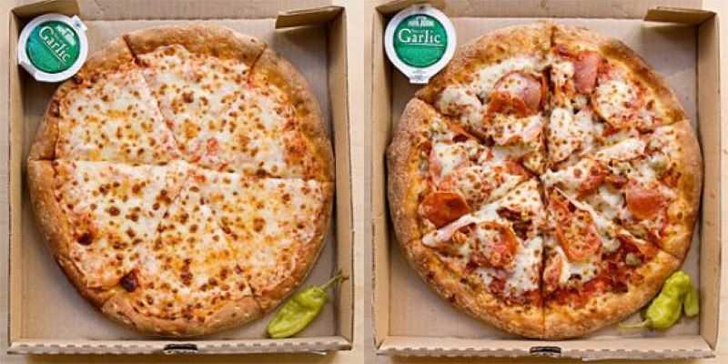 Two Papa Johns Pizzas