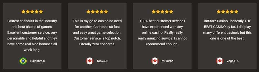 Bitstarz Testimonials