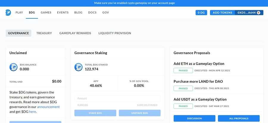 Governance Dashboard