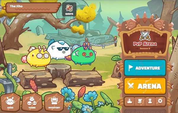 axies preparing for battle