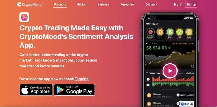 Cryptomood App