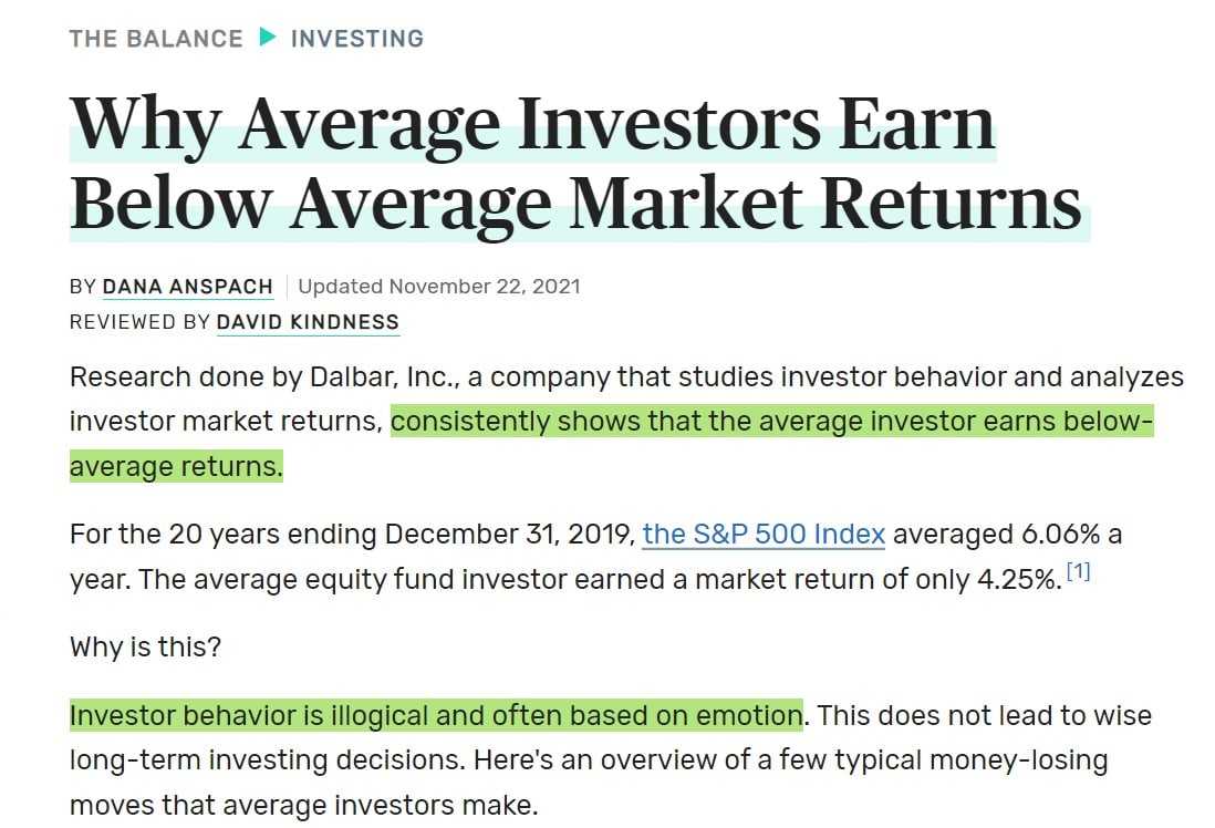 Retail Investors Lose Money