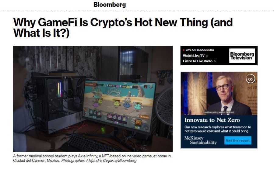 Bloomberg GameFi