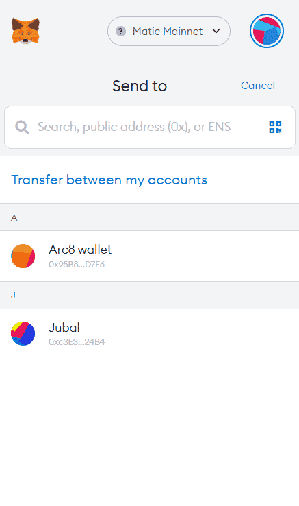 List_Address_send_screen_metamask