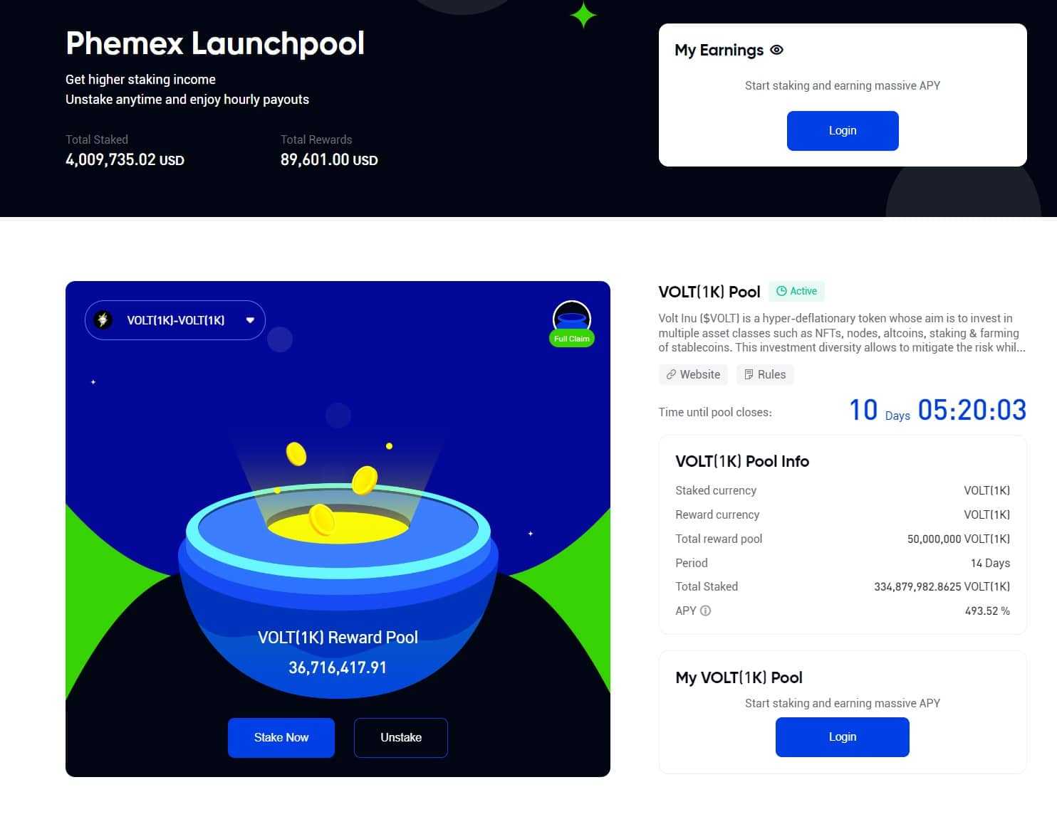 phemex launchpool