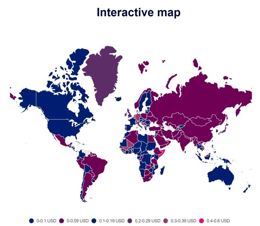 world electricity map