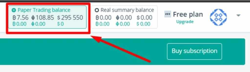 3commas paper trading