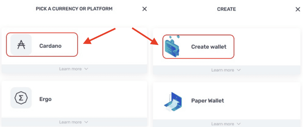 Create Yoroi Wallet