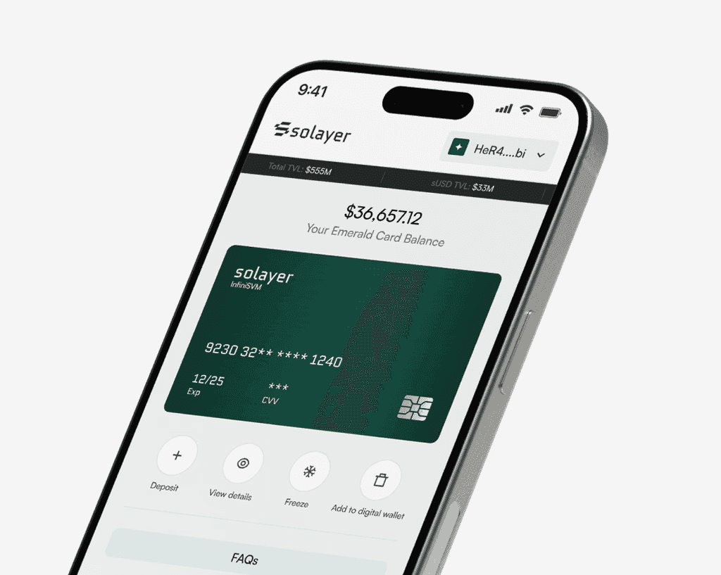 Solayer's Mobile Interface
