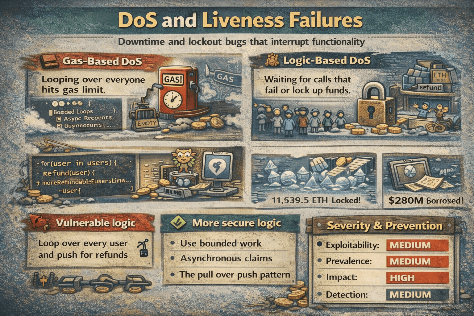 Denial of Service (DoS) and Liveness Failures