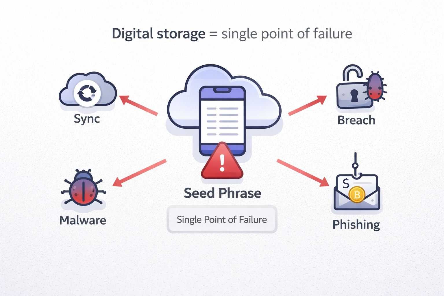 The Golden Rules of Seed Phrase Security (Non-Negotiables)