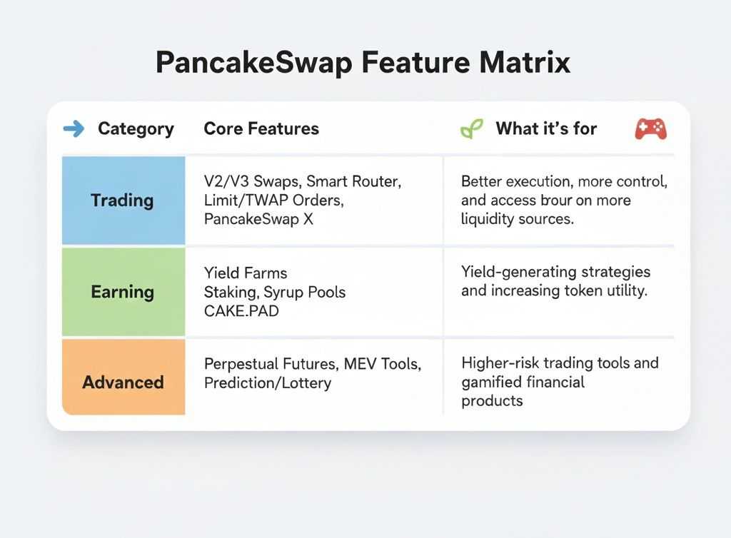 PancakeSwap Features Overview