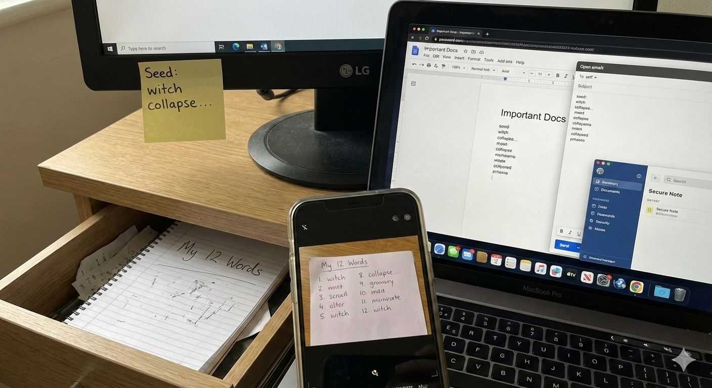 What NOT to Do (Insecure Storage Methods)