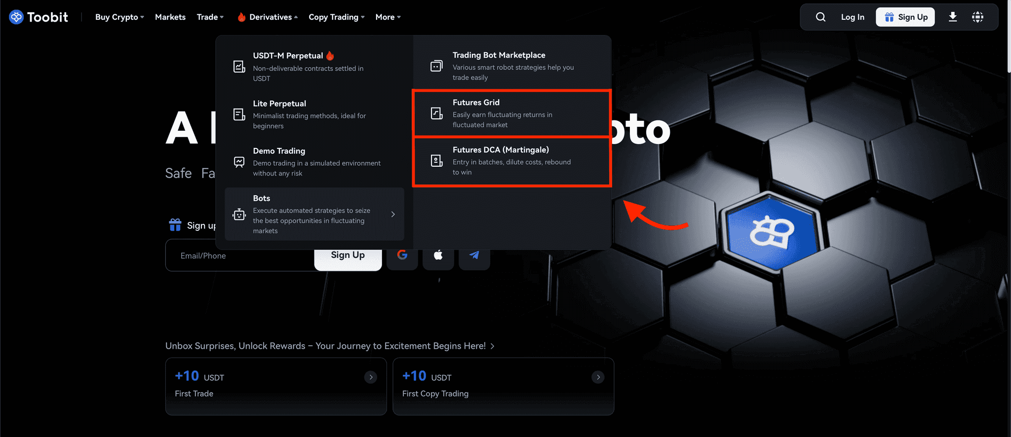 Toobit Trading Bot Types