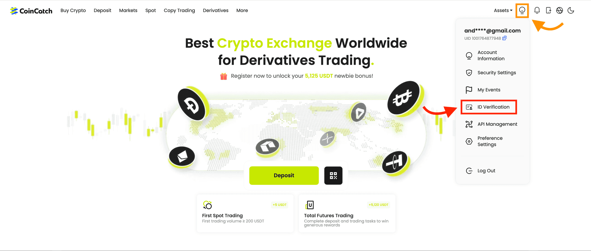 CoinCatch ID Verification