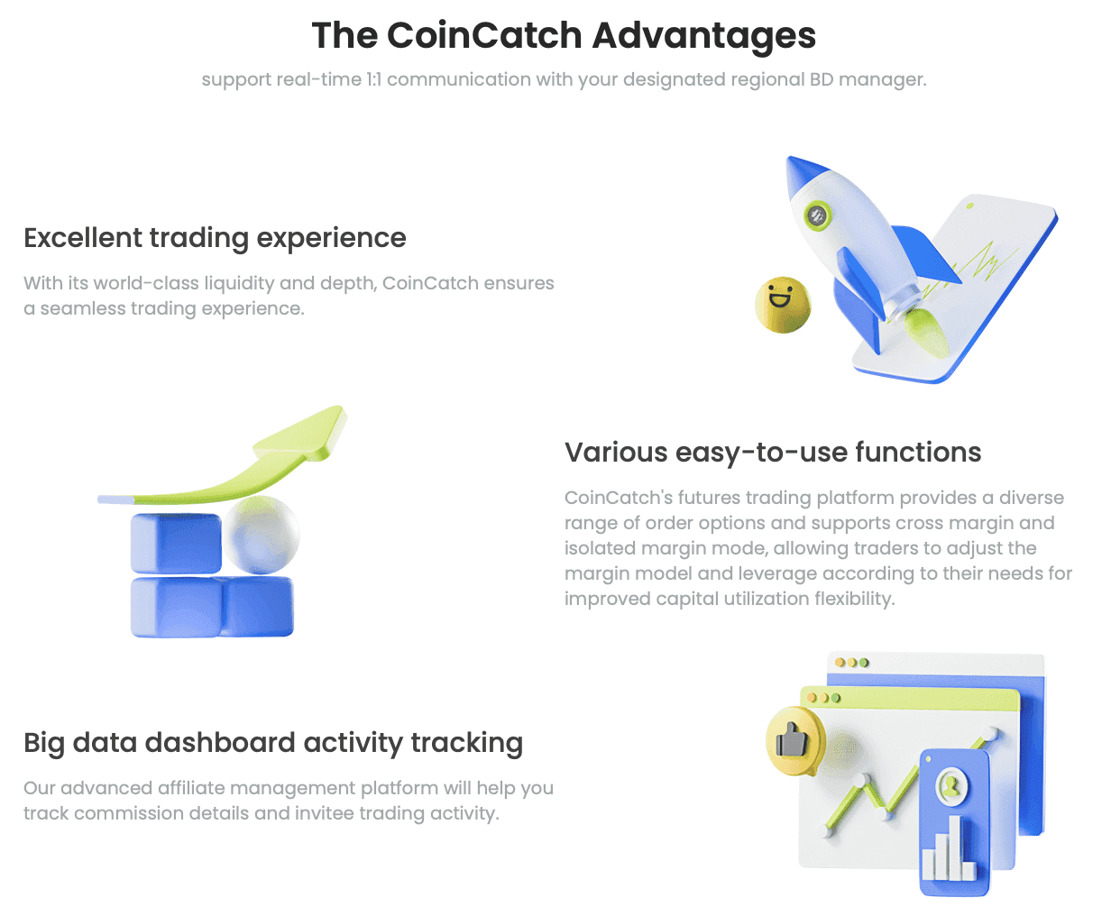 CoinCatch's Affiliate Program Features