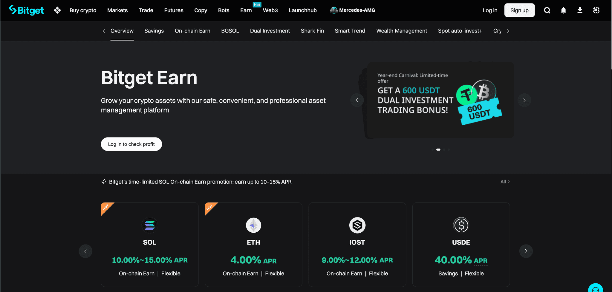 Bitget Earn