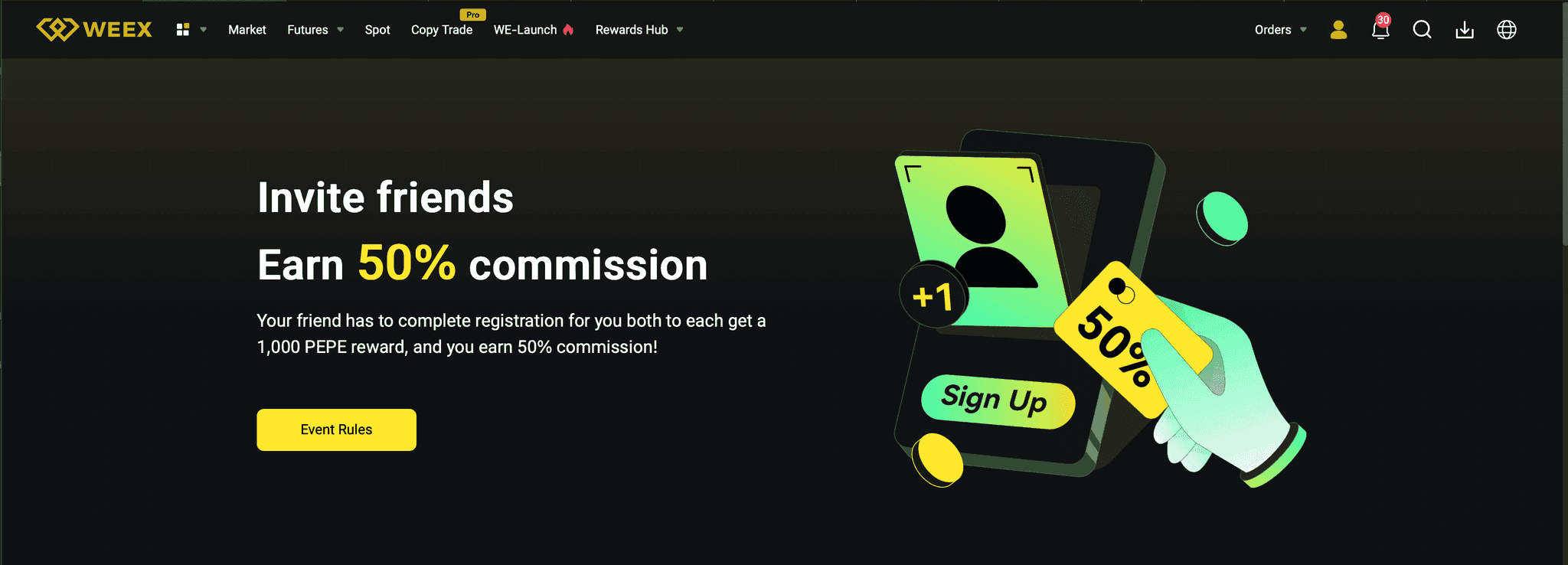 WEEX Referral Program