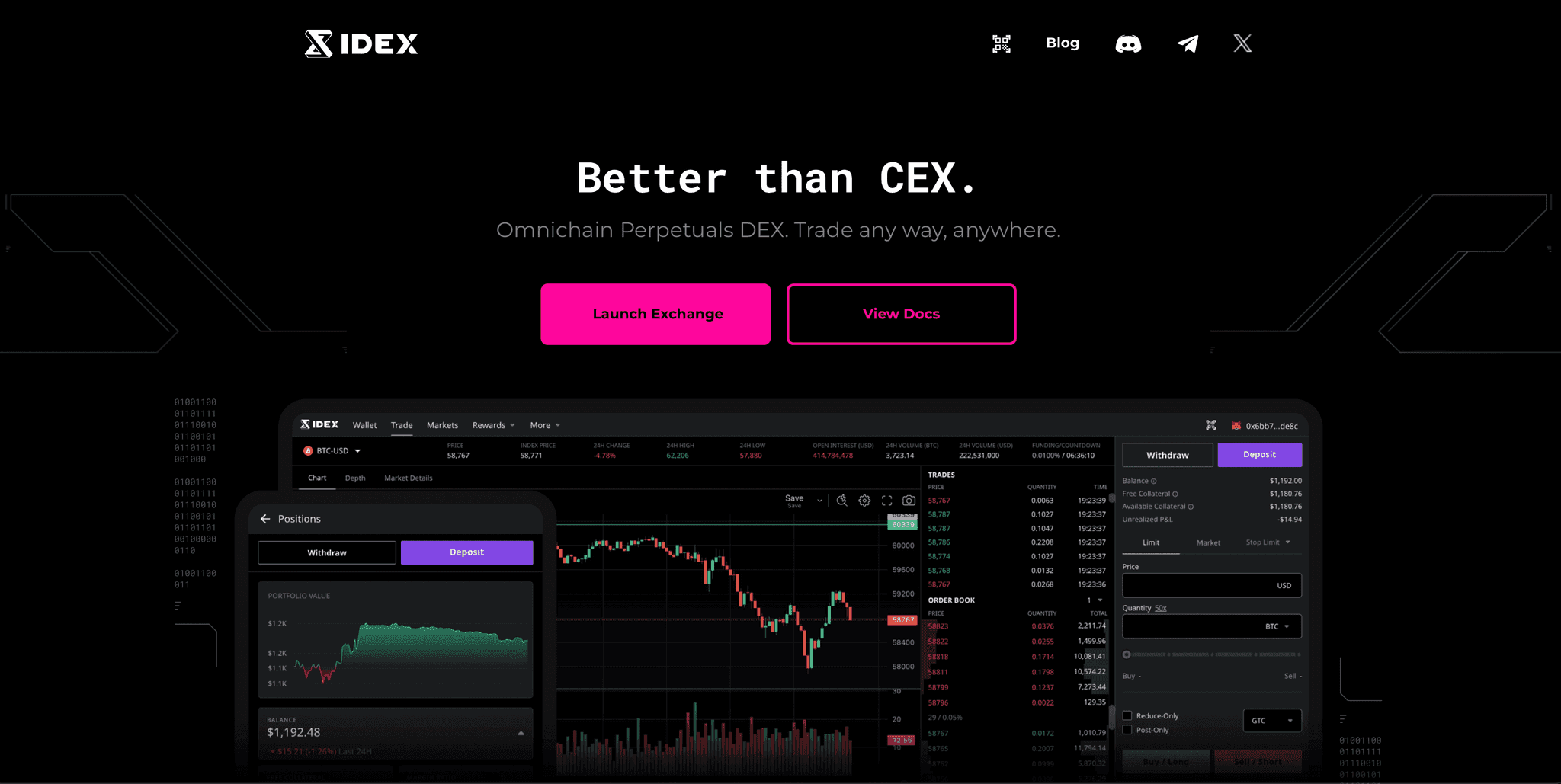IDEX Homepage