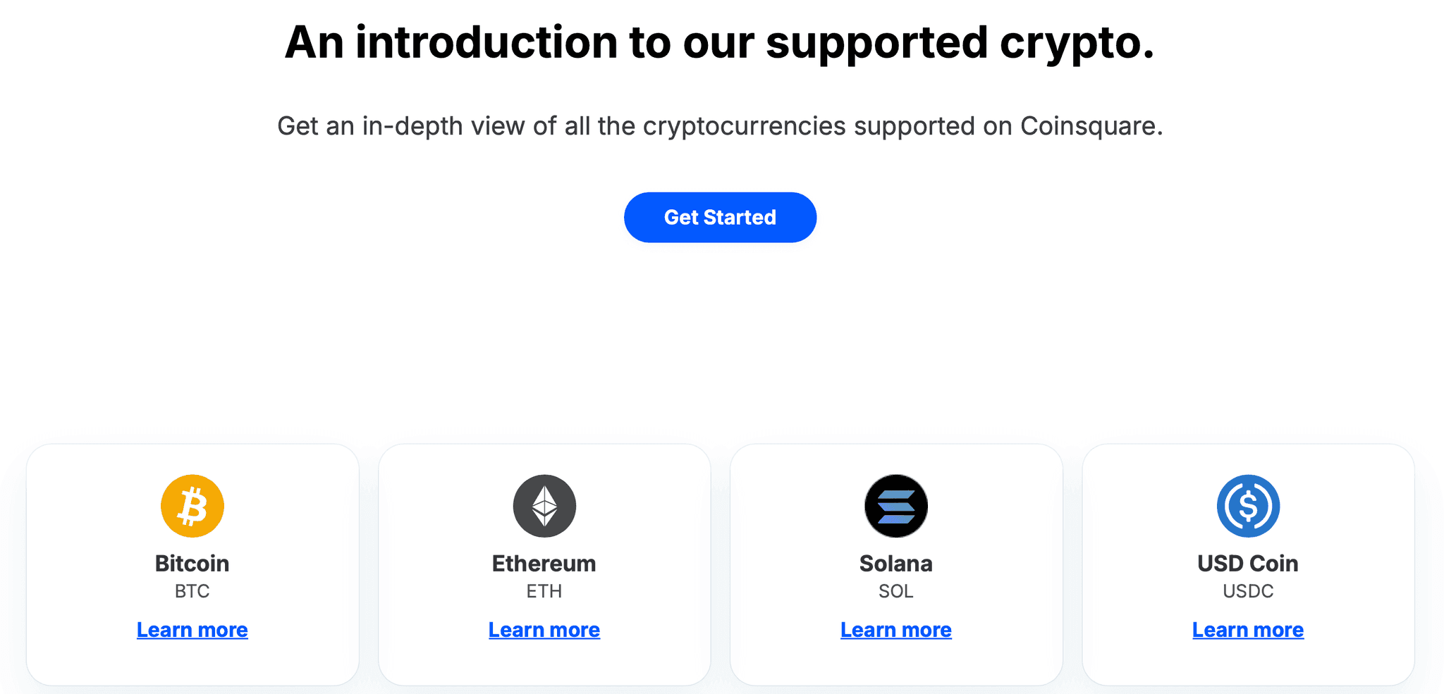 Some of the Assets Available on Coinsquare