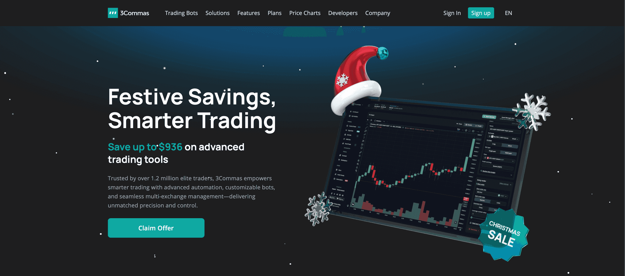 3Commas Homepage