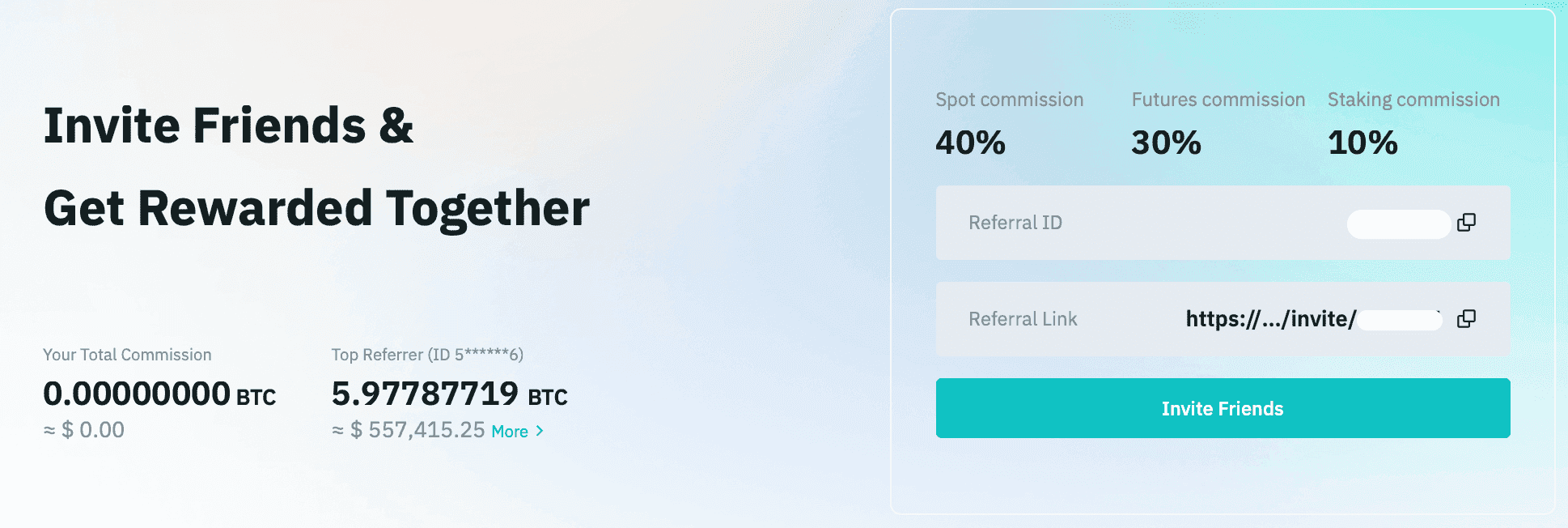 BitMart referral program