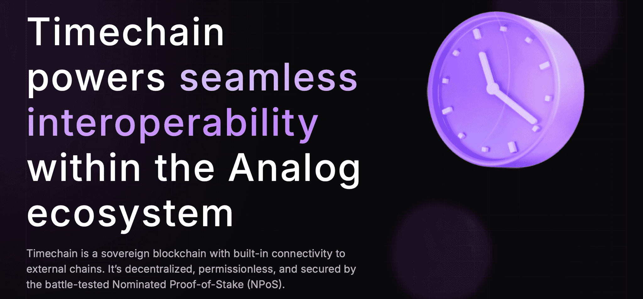 Analog Timechain