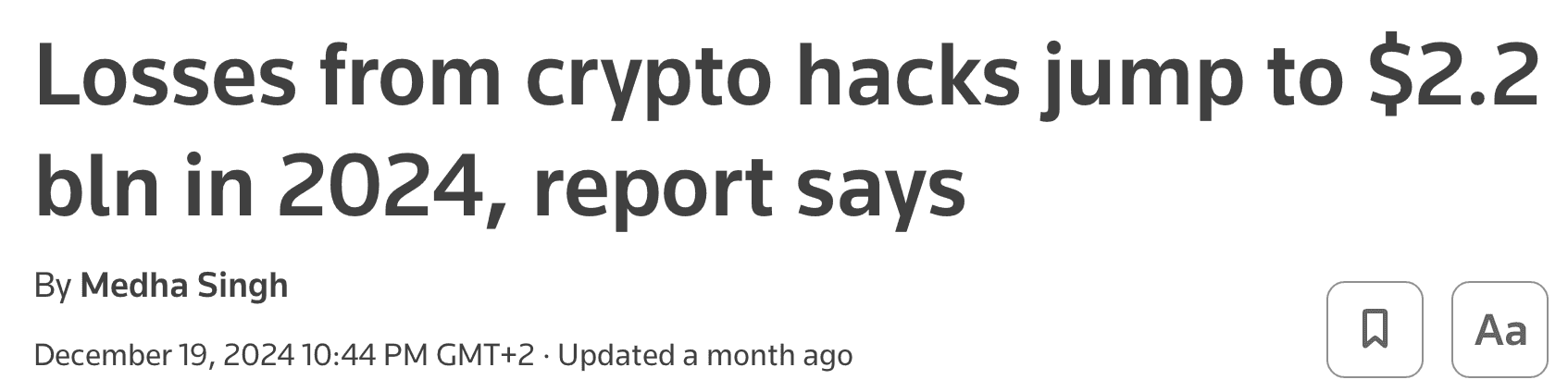 Crypto hacks