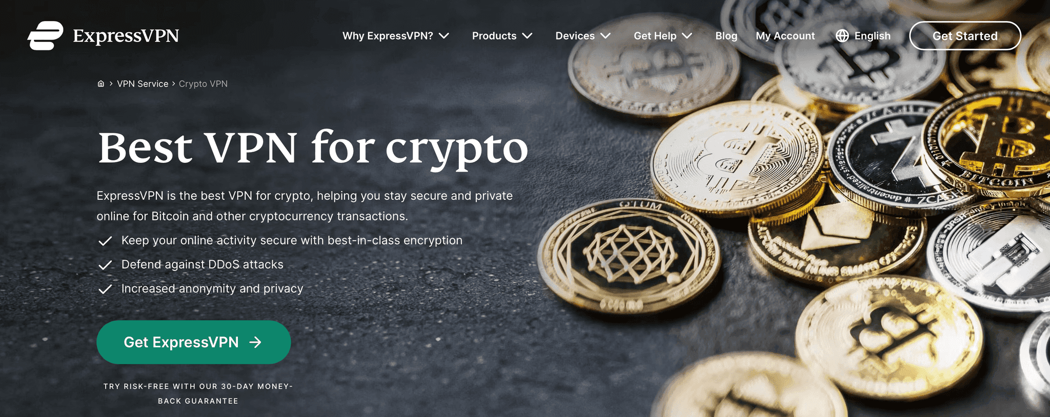 ExpressVPN Homepage
