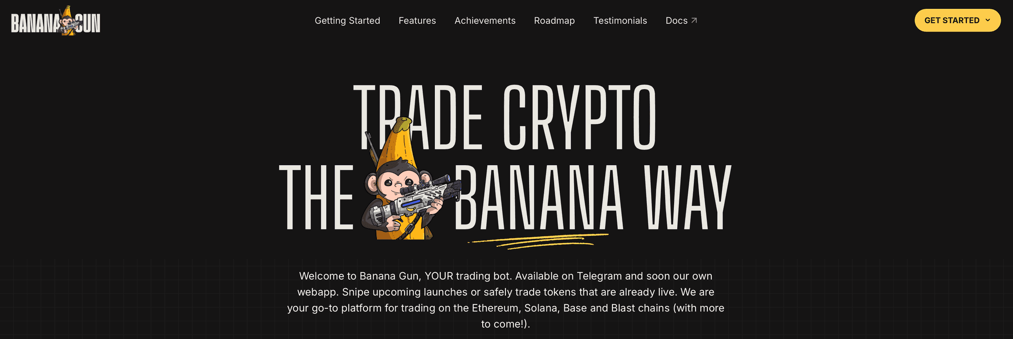 Banana Gun Homepage
