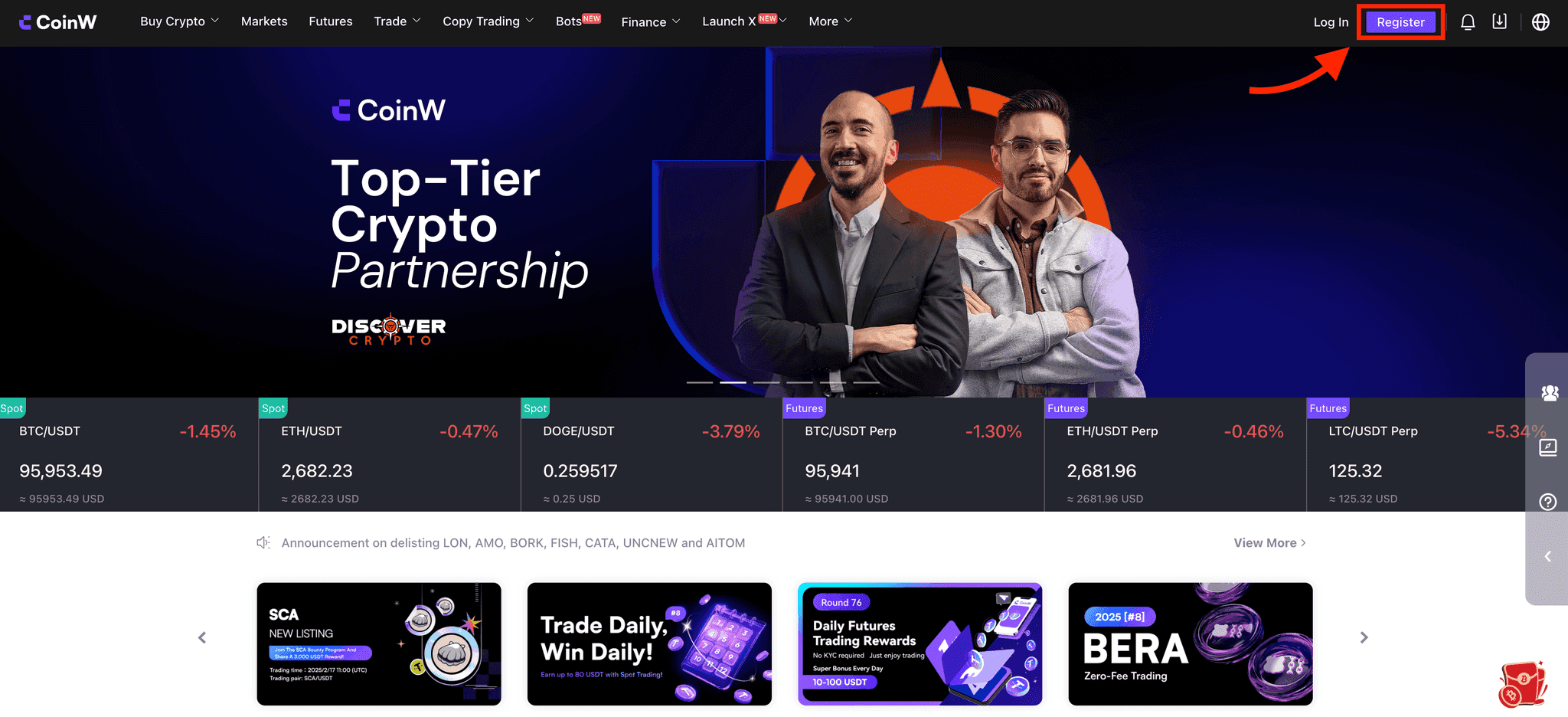 CoinW review