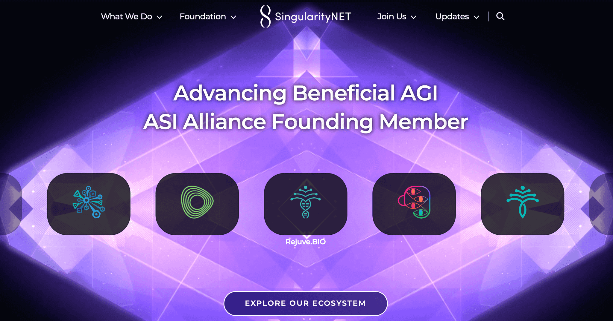 SingularityNET Homepage