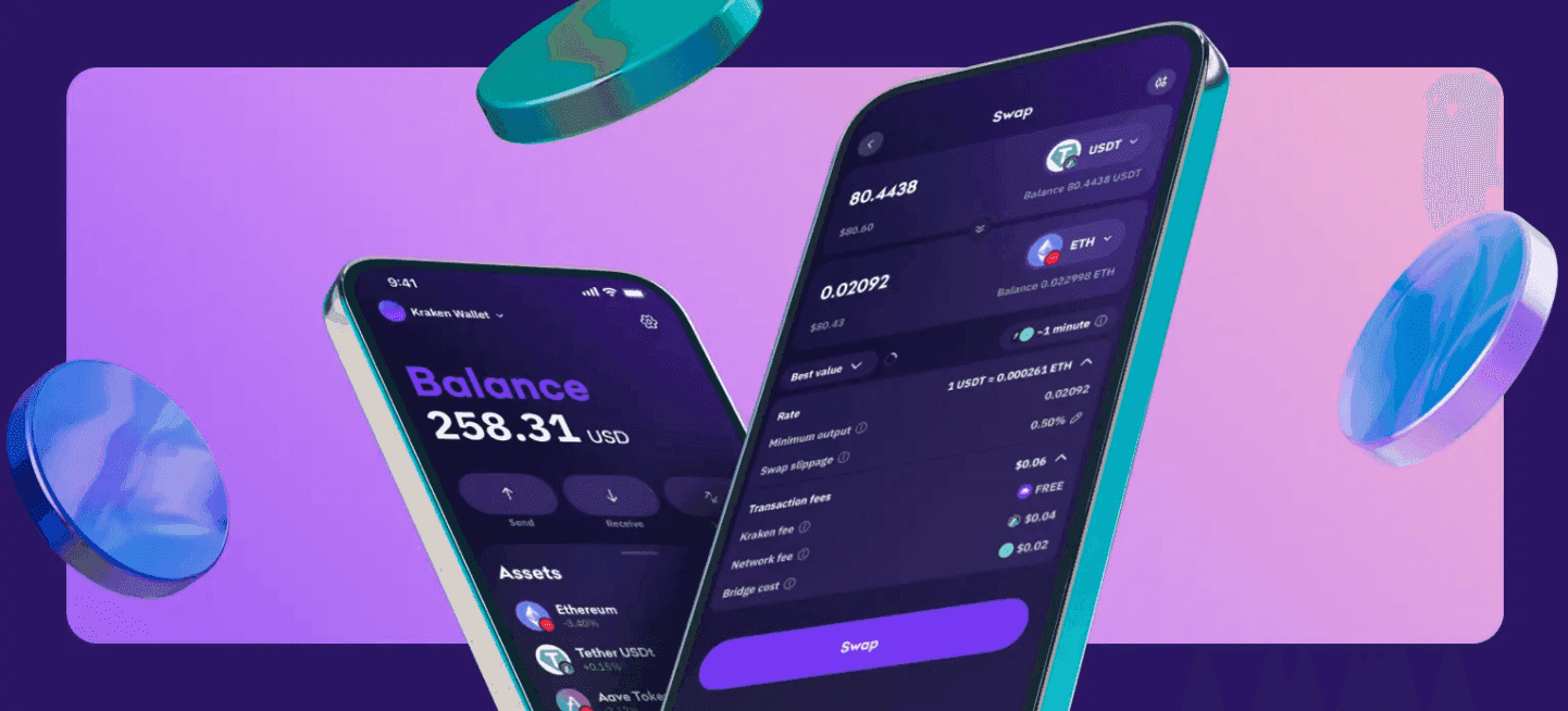 Kraken Wallet Supports Most Established DeFi Protocols