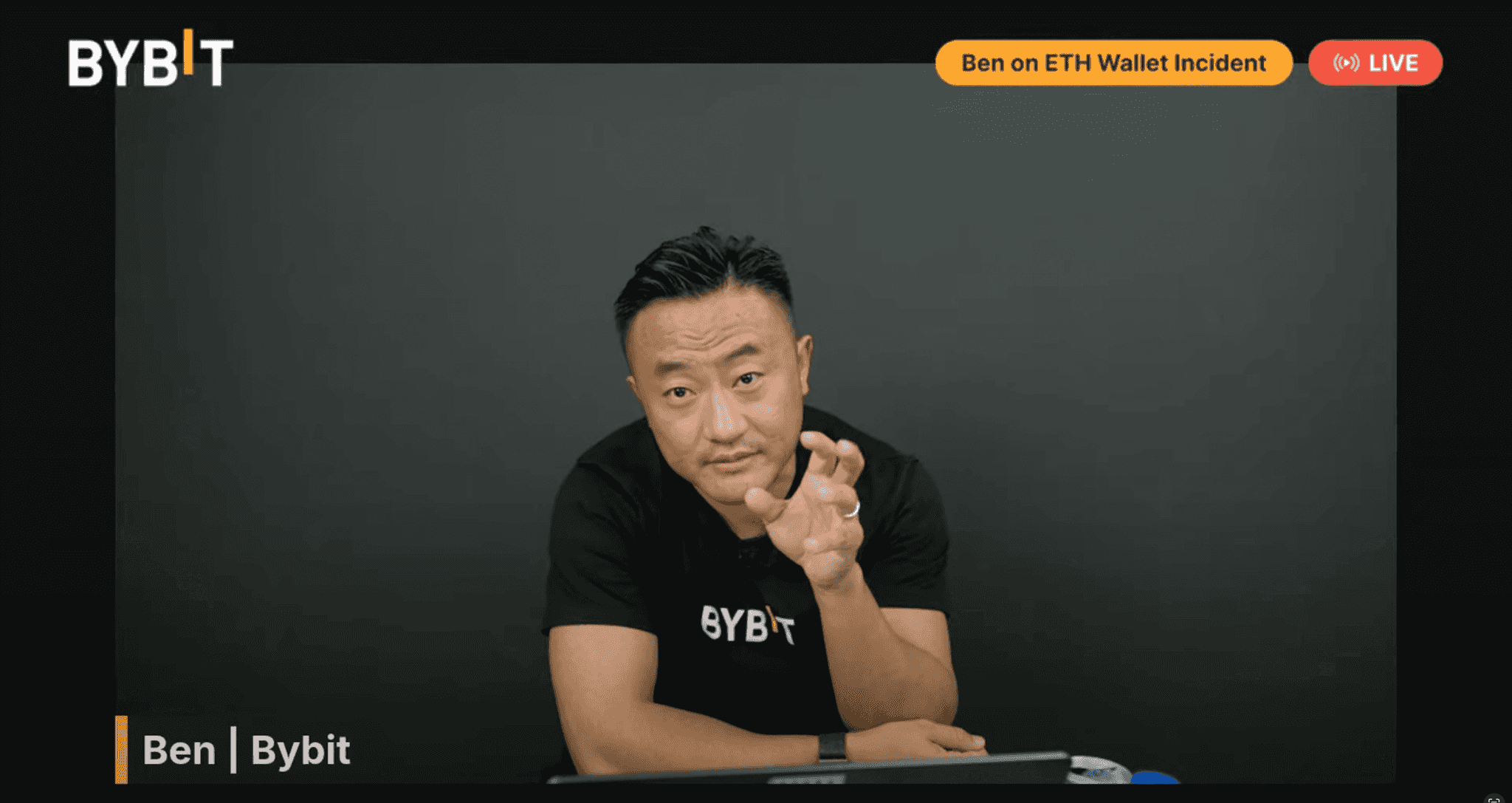 Bybit CEO Ben Zhou Addresses The Community Live Just Hours After The Breach Was Discovered